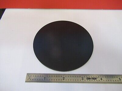 PLASTIC ROUND STAGE PLATE MICROSCOPE PART AS PICTURED &Q1-A-98