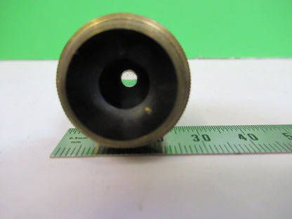 ANTIQUE BRASS BAUSCH LOMB OBJECTIVE  MICROSCOPE PART OPTICS AS PICTURED Z6-A-107