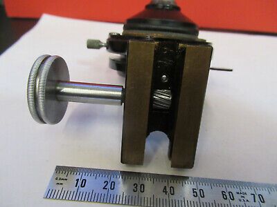 ANTIQUE BAUSCH LOMB CONDENSER + IRIS OPTICS  MICROSCOPE PART AS PICTURED 8Y-A-38