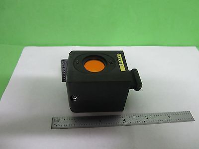 MICROSCOPE PART NIKON FLUORESCENCE FILTER CUBE OPTICS AS PICTURED BIN#25-14-01