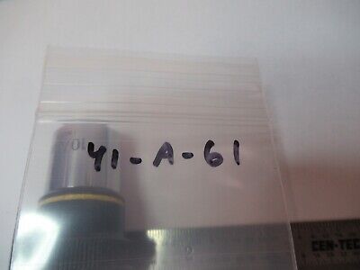 ZEISS GERMANY OBJECTIVE 10X /160 LENS MICROSCOPE PART AS PICTURED &4T-A-61