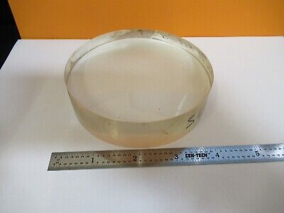 FOR PARTS OPTICAL LENS PLANO CONVEX GLASS [scratches] AS PICTURED &FT-6-204