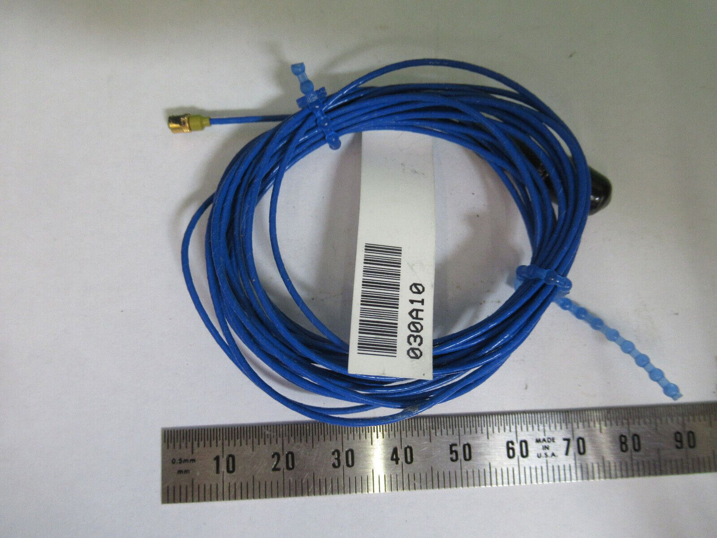 PCB PIEZOTRONICS CABLE 030A10 for ACCELEROMETER SENSOR AS PICTURED &7-DT-FTX