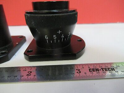 ZEISS GERMANY BRASS OCULAR HOLDER HEAD MICROSCOPE PART AS PICTURED #B9-A-44