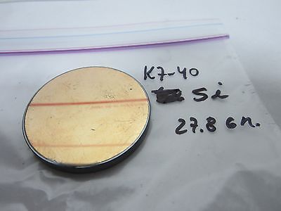 SCRAP OPTICAL SILICON LENS FILTER 27.8 GRAMS INFRARED LASER OPTICS BIN#K7-40