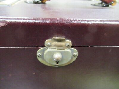 EMPTY WOOD CABINET for ANTIQUE BAUSCH LOMB MICROSCOPE PART AS PICTURED &TC5 a