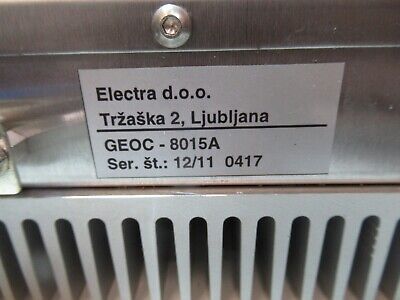 ELECTRA DOO GEOC 8015A STROMVERSORGUNG von LPKF LASER WIE ABGEBILDET &amp;17-A-22