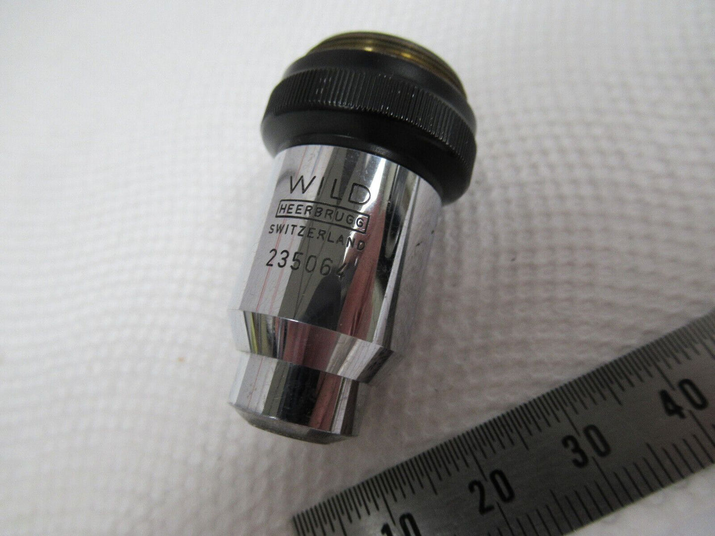 WILD M11 SWISS HEERBRUGG OBJECTIVE 40X LENS MICROSCOPE PART AS PICTURED &W1-A-83