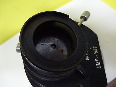 FOR PARTS MICROSCOPE MAGNIFICATION CHANGER + IRIS UNITRON UMP-1647 AS IS B#P7-23