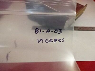 VICKERS ENGLAND UK VERTICAL ILLUMINATOR MICROSCOPE PART AS PICTURED &81-A-03