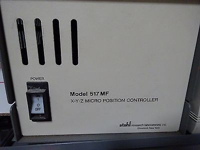 MICRO POSITIONING CONTROLLER STAHL XYZ MODEL 517 MF POWER SUPPLY AS IS BIN#TC-3