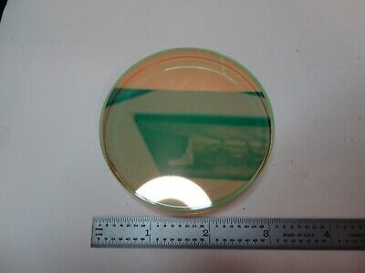 ZYGO OPTICAL FLAT COATED ZERODUR DICHROIC 3" DIAMETER OPTIC AS PICTURED FT-5-103