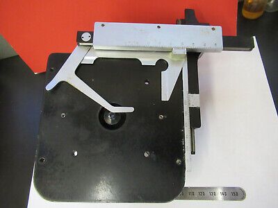 LEITZ WETZLAR SM-LUX GERMANY XY STAGE TABL MICROSCOPE PART AS PICTURED &13-FT-58