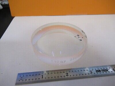 OPTICAL CONVEX CONCAVE LARGE LENS [chip on edge] OPTICS AS PICTURED &15-FT-X31