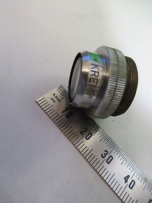 KREMP WETZLAR 4.3X OBJECTIVE LENS MICROSCOPE PART AS PICTURED &Z9-A-97