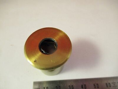 ANTIQUE BRASS POLARIZER EYEPIECE BECK LONDON MICROSCOPE PART AS PIC #66-A-36