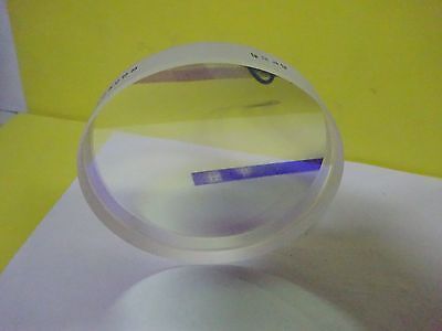 OPTICAL  DICHROIC COATED FLAT FUSED SILICA MIRROR LASER OPTICS AS IS BIN#P7-18