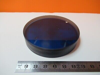 LARGE THICK OPTICAL FLAT GLASS STAGE OPTICS as pictured &55R-B-04