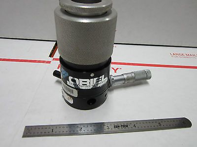 OPTICAL ORIEL MICROMETER FIXTURE ? RADAR LASER OPTICS BIN#5-20