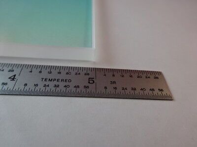 OPTICAL COATED PROFESSIONAL OPTICS GLASS BK7 FLAT PLATE AS IS  #83-A-29