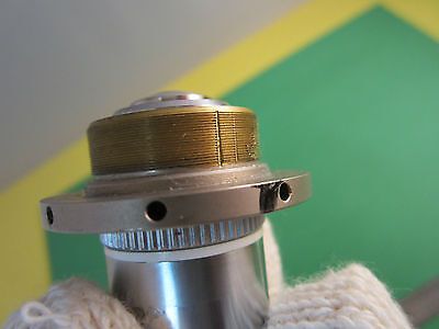 MICROSCOPE INTERFEROMETER PART LEITZ GERMANY OBJECTIVE FLUOTAR 100X OPTICS BN#A7