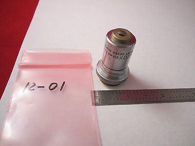 MICROSCOPE OBJECTIVE BAUSCH LOMB 20X OPTICS #12-01 BIN#12