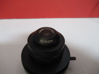 NIKON JAPAN CONDENSER LENS + IRIS MICROSCOPE PART AS PICTURED &S6-A-21