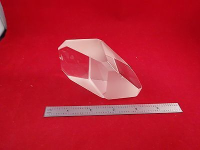 OPTICAL LARGE PRISM [some edge chips] LASER OPTICS AS IS BIN#Q7-C-03