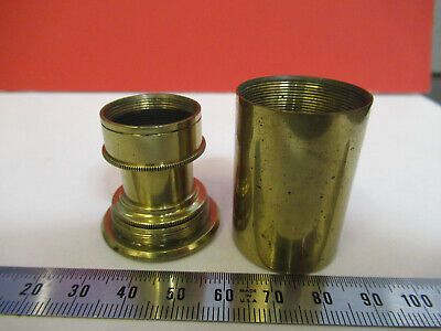 ANTIQUE WATSON UK ENGLAND NICOLS POLARIZER 1860's MICROSCOPE PRISM AS PIC F6-B11