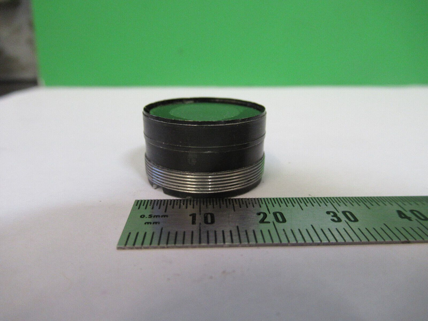 RETICLE MICROMETER for OCULAR MICROSCOPE OPTICS AS PICTURED &ab-a-02