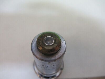 VINTAGE OBJECTIVE BAUSCH LOMB 43X OPTICS MICROSCOPE PART AS PICTURED &A9-B-18