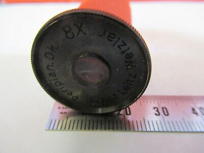 ANTIQUE LEITZ WETZLAR EYEPIECE 8X LENS MICROSCOPE PART AS PICTURED P8-A-109