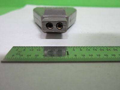 MICROSCOPE PART OLYMPUS JAPAN CONNECTOR ADAPTER LAMP ILLUMINATOR AS IS BIN#V2-15