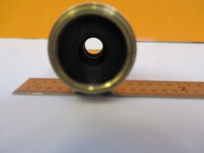 VICKERS ENGLAND OBJECTIVE 10X LENS OPTICS MICROSCOPE PART AS PICTURED &50-A-27