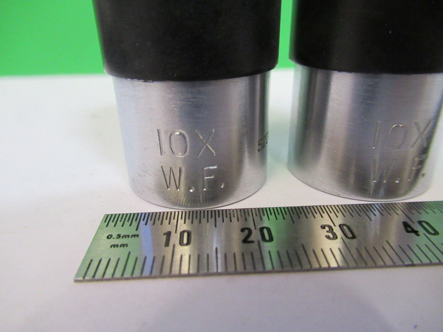 ZEISS WINKEL EYEPIECE PAIR 10X WF OPTICS  MICROSCOPE PART AS PICTURED W4-A-49