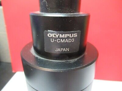 OLYMPUS JAPAN U-CMAD3 + U-PMTV CAMERA ADAPTER MICROSCOPE PART AS PICTURED &5M-X1