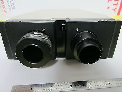 MICROSCOPE PART  BINOCULAR HEAD OLYMPUS JAPAN OPTICS BIN#G5-03