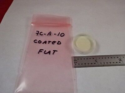 OPTICAL FLAT COATED FILTER LENS OPTICS AS PICTURED &7C-A-10