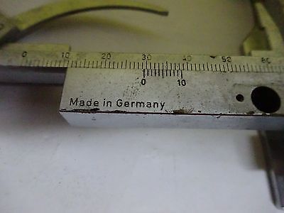 MICROSCOPE STAGE SPECIMEN MICROMETER GERMANY GREIFELDT WETZLAR OPTICS BIN#X3-30