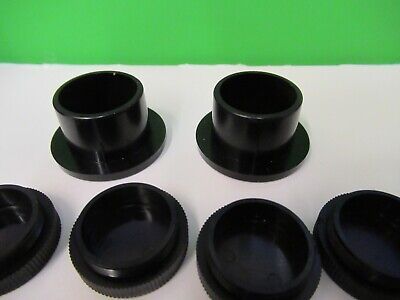 LOT PLUGS PLASTIC NIKON CAPS OBJECTIVE MICROSCOPE PART AS PICTURED &15-A-09