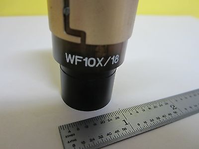 MICROSCOPE EYEPIECE WF10X/18 CAMBRIDGE INSTRUMENTS OPTICS AS IS  BIN#19V-B-26