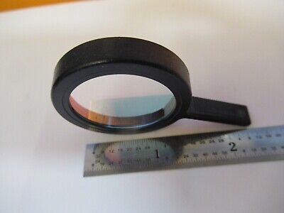 ZEISS GERMANY HEAT ABSORBING LENS FILTER MICROSCOPE PART AS PICTURED &W2-B-59