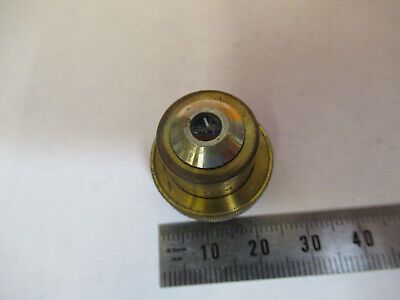 ANTIQUE BRASS Bausch Lomb OBJECTIVE LENS MICROSCOPE PART AS PICTURED &8Y-A-118