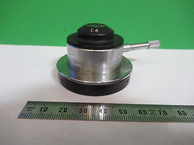 UNITRON CONDENSER + IRIS OPTICS MICROSCOPE PART AS PICTURED &Q9-A-150