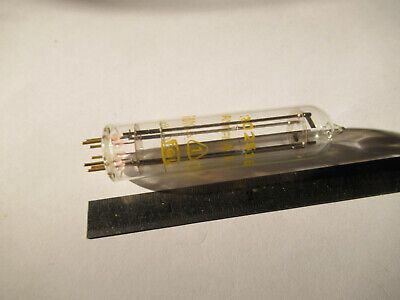 ANTIQUE QUARTZ RADIO CRYSTAL NARVA GLASS HOLDER FREQUENCY CONTROL #F4-A-84