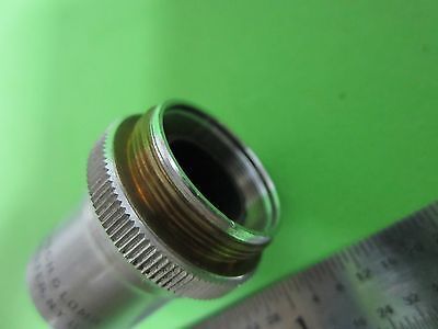 OPTICAL VINTAGE MICROSCOPE OBJECTIVE BAUSCH LOMB 10X OPTICS BIN#40-78