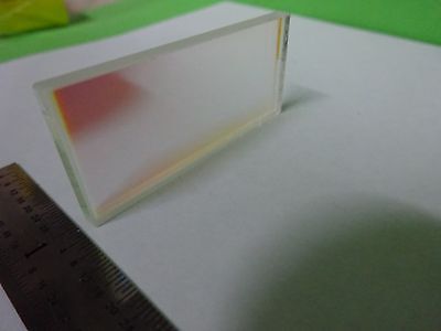 OPTICAL COATED FLAT DICHROIC MIRROR FILTER LASER OPTICS AS IS BIN#W8-19