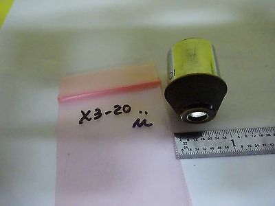 MICROSCOPE PART ANTIQUE EYEPIECE OPTICS #X3-20