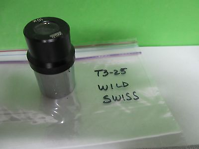 MICROSCOPE PART EYEPIECE WILD HEERBRUGG 10X  SWISS OPTICS AS IS BIN#T3-25