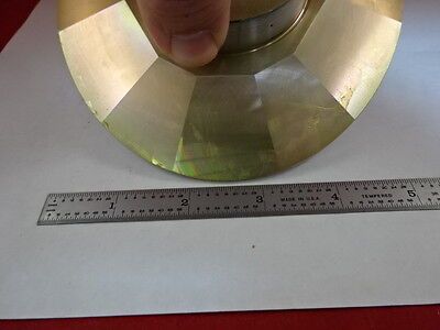 NICE OPTICAL HUGE ALUMINUM METAL MIRROR MIL SPEC LASER OPTICS AS IS #AN-02